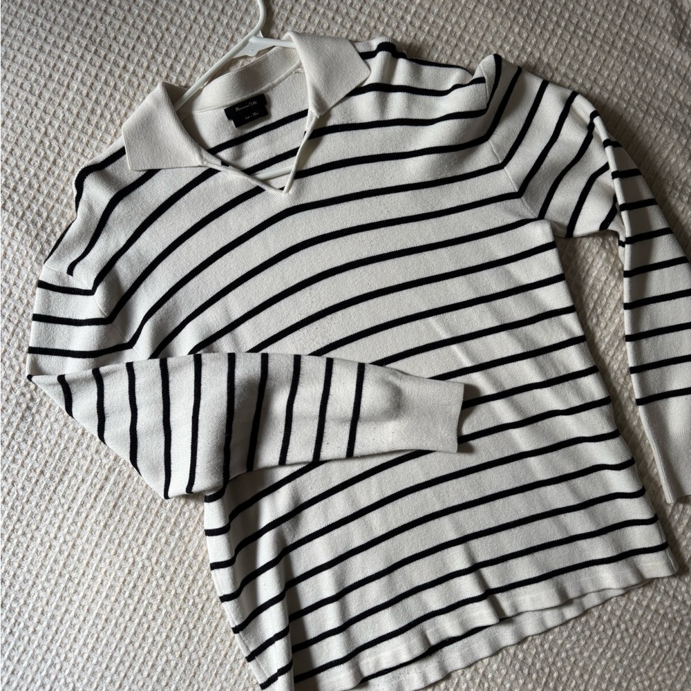 Striped Black and White Sweater